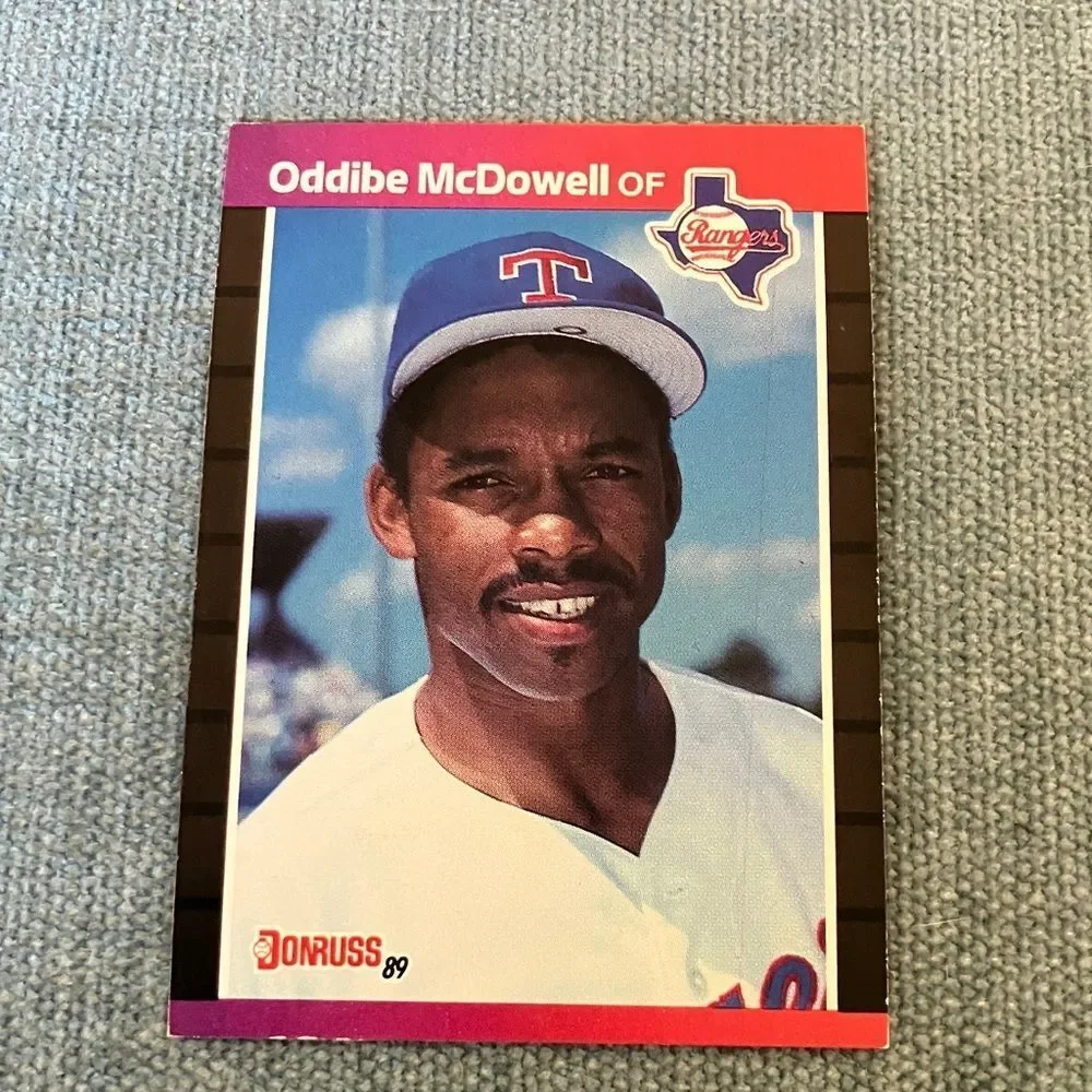 1989 Donruss Texas Rangers Baseball Card Trading Card